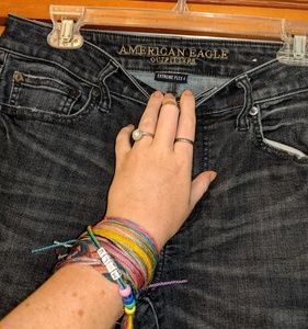 American Eagle extreme flex jeans.